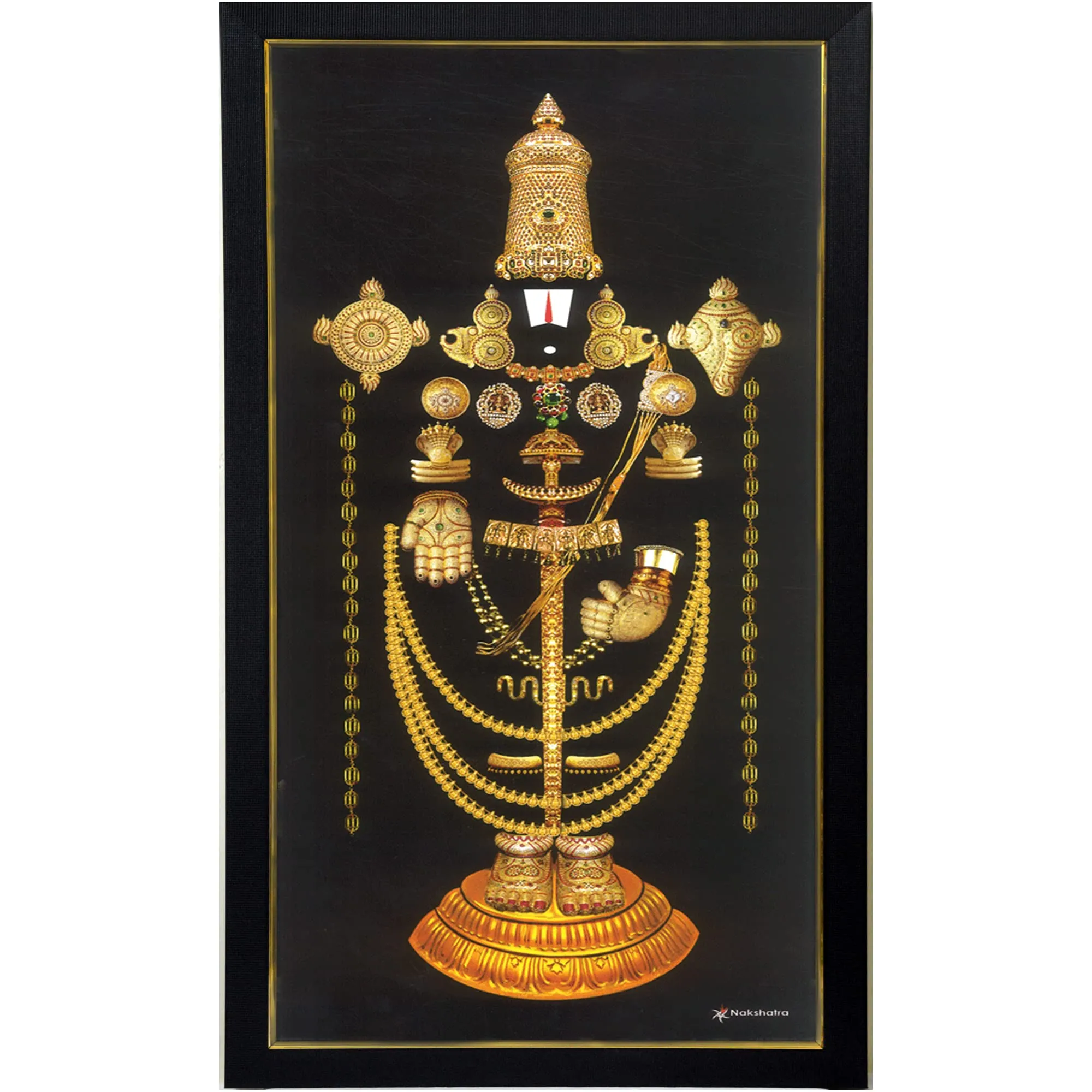 101Temples Abarana Venkateswara Swamy Photo Frame