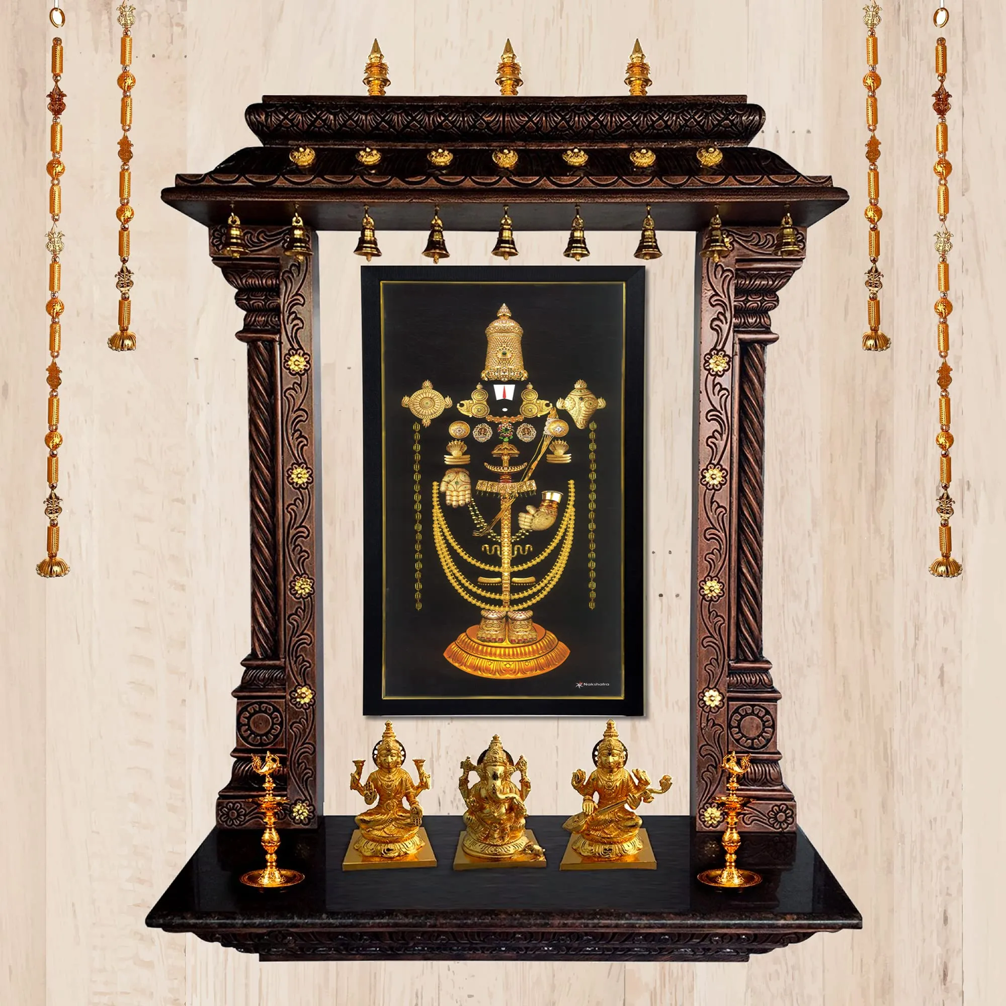101Temples Abarana Venkateswara Swamy Photo Frame