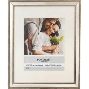 16 x 20 Portrait Picture Frame: Mirrored, 18.5 x 22.2 inches