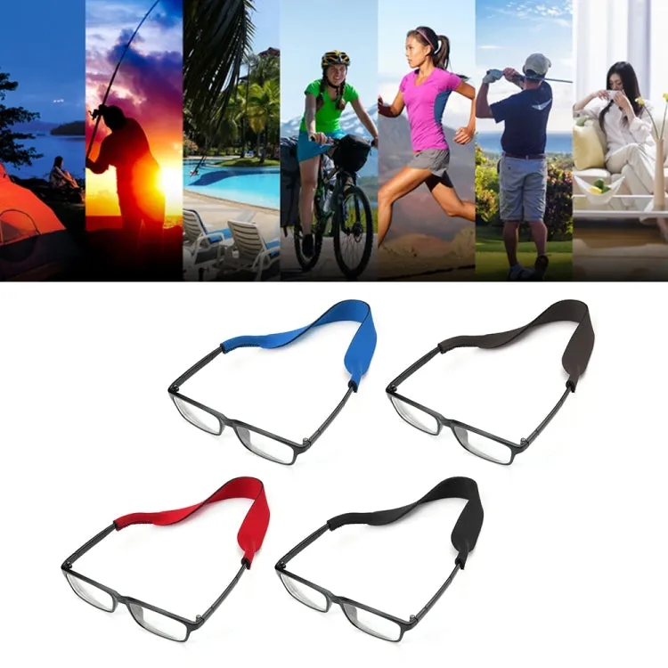 2 PCS Neoprene Diving Swimming Glasses Band Sunglasses Sponge Rope(Black)