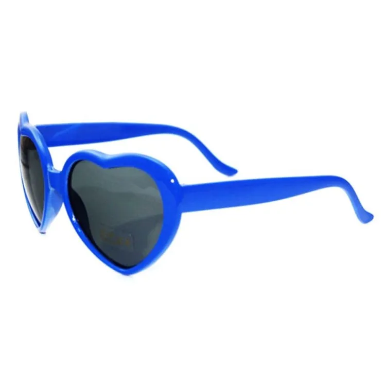 2pairs Love Glasses Light Change Love Sunglasses(Red)