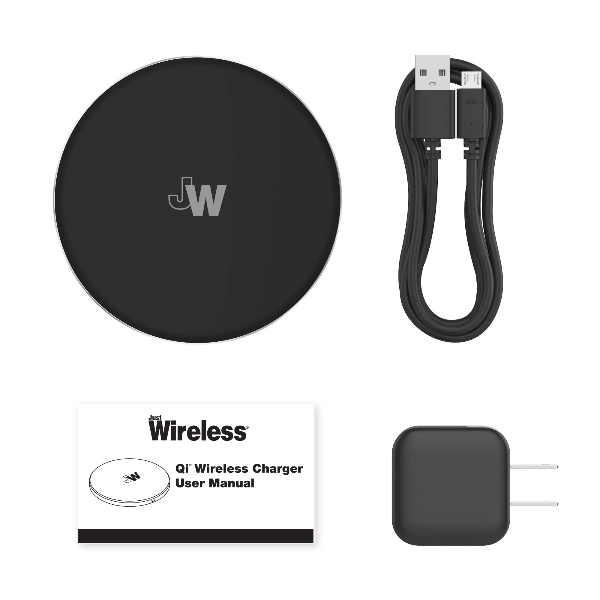 5W Qi Wireless Charging Pad - Black