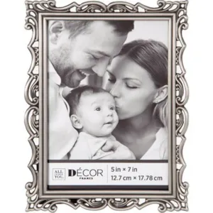 All Things You™ Cascade Pewter Picture Frame: 5 x 7 inches