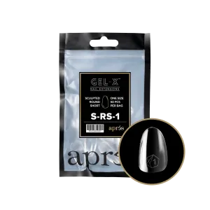 Apres Gel-X Sculpted ROUND SHORT Refill Bags, Size #1, 98441 OK0715MD