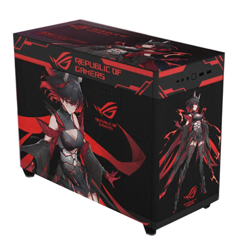 ASUS Custom AP201 Ice Cube-ROG SE7EN case, Mini Tower, black/pattern