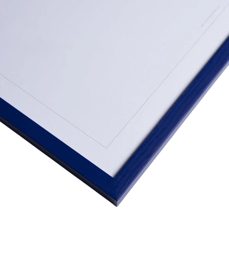 Blue Wood Frame