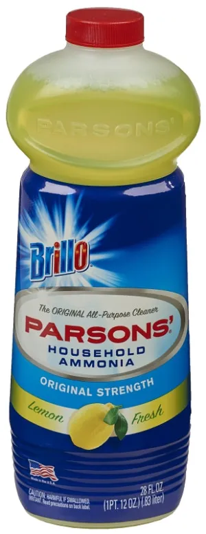 Brillo Parsons 33628 Ammonia All-Purpose Cleaner, 28 oz, Lemon :EA: QUANTITY: 1