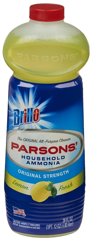 Brillo Parsons 33628 Ammonia All-Purpose Cleaner, 28 oz, Lemon :EA: QUANTITY: 1