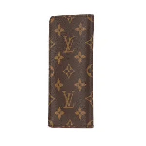 Brown Louis Vuitton Monogram Etui a Lunettes Simple Eyeglass Case
