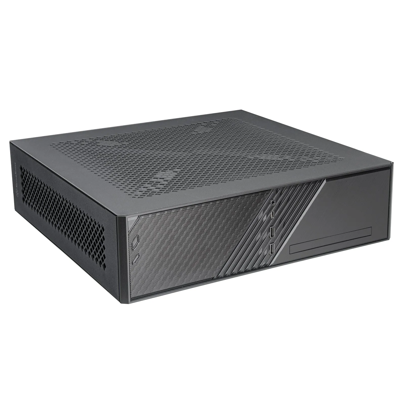 Case SilverStone Milo 12, Slim Desktop, SST-ML12B, black
