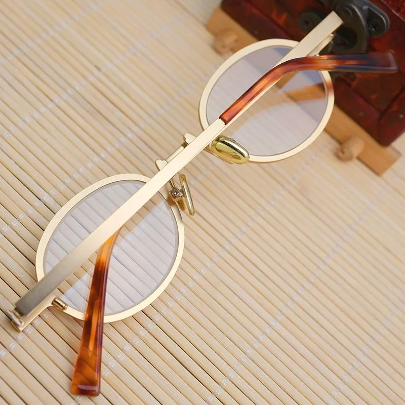 Cubojue Unisex Full Rim Oval Alloy Reading Glasses Anti Blue