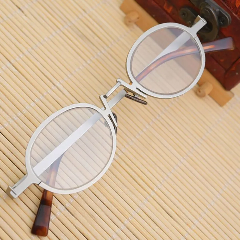Cubojue Unisex Full Rim Oval Alloy Reading Glasses Anti Blue
