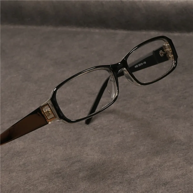 Cubojue Unisex Full Rim Rectangle Tr 90 Titanium Presbyopic Reading Glasses 4430p