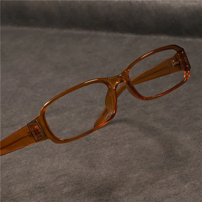 Cubojue Unisex Full Rim Rectangle Tr 90 Titanium Presbyopic Reading Glasses 4430p
