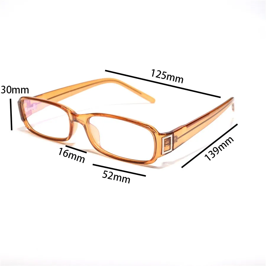 Cubojue Unisex Full Rim Rectangle Tr 90 Titanium Presbyopic Reading Glasses 4430p
