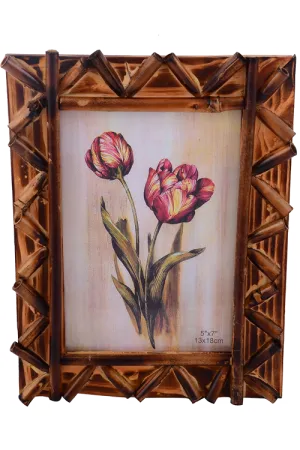 Designer Dark Brown Wooden Frame