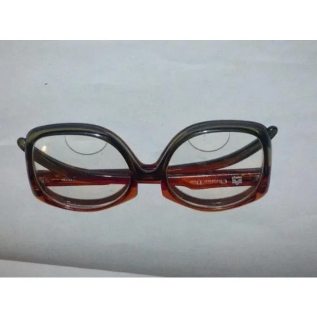 Dior Pinkish Brown Plastic Frame Vintage Accessoriesdesigner Sunglasses