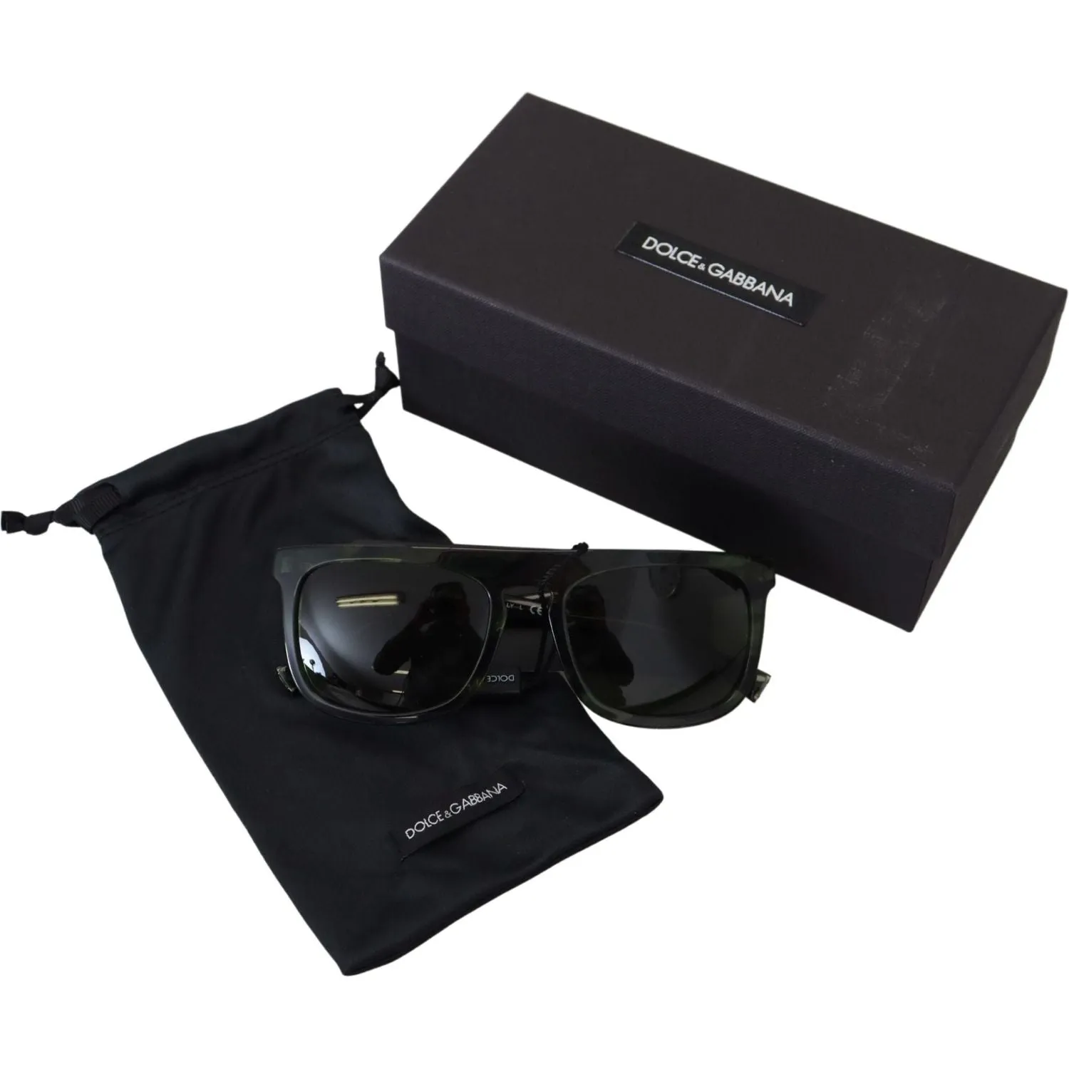 Dolce & Gabbana Chic Green Acetate Women's Sunglasses