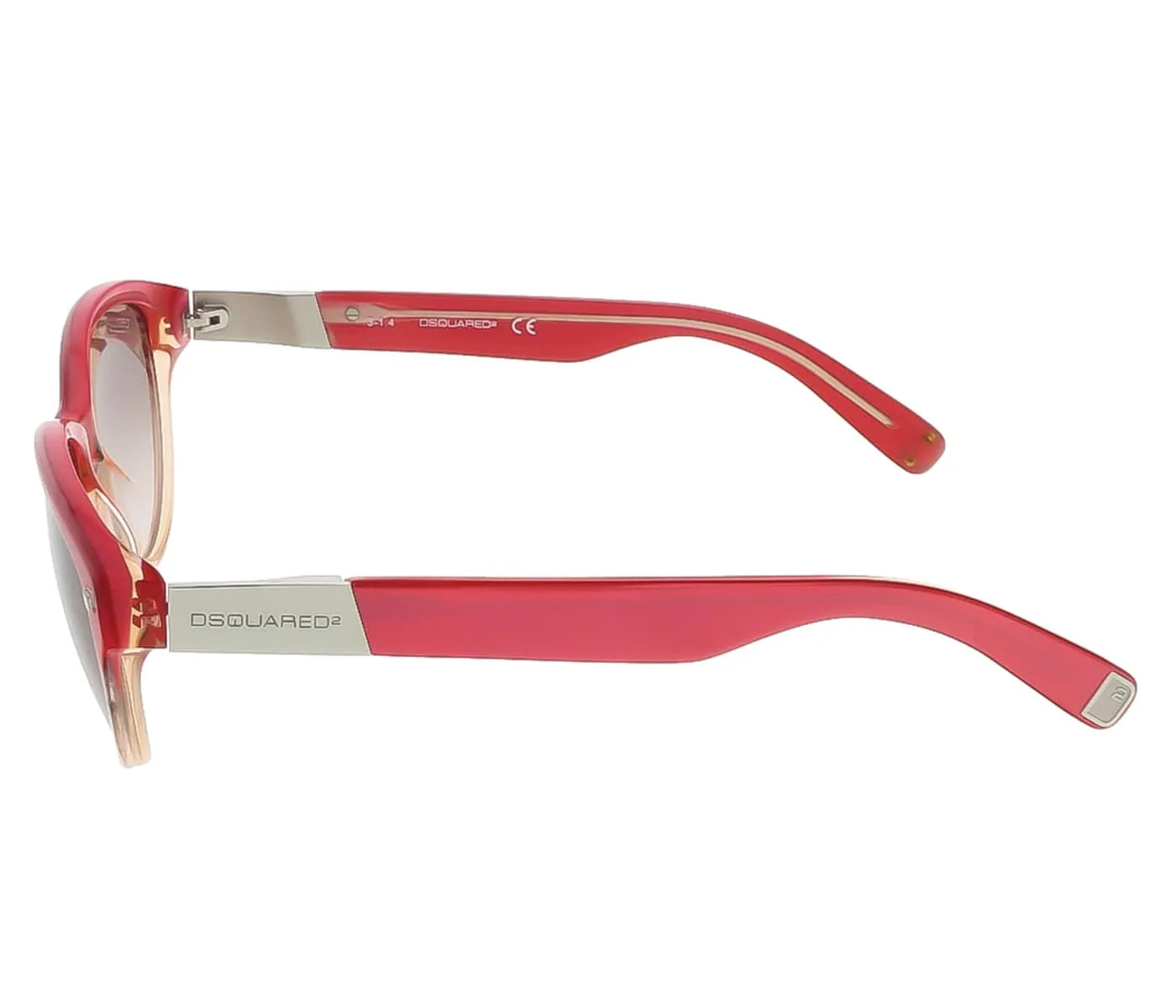 Dsquared DQ0147/S 44F Coral Gradient Cat Eye sunglasses