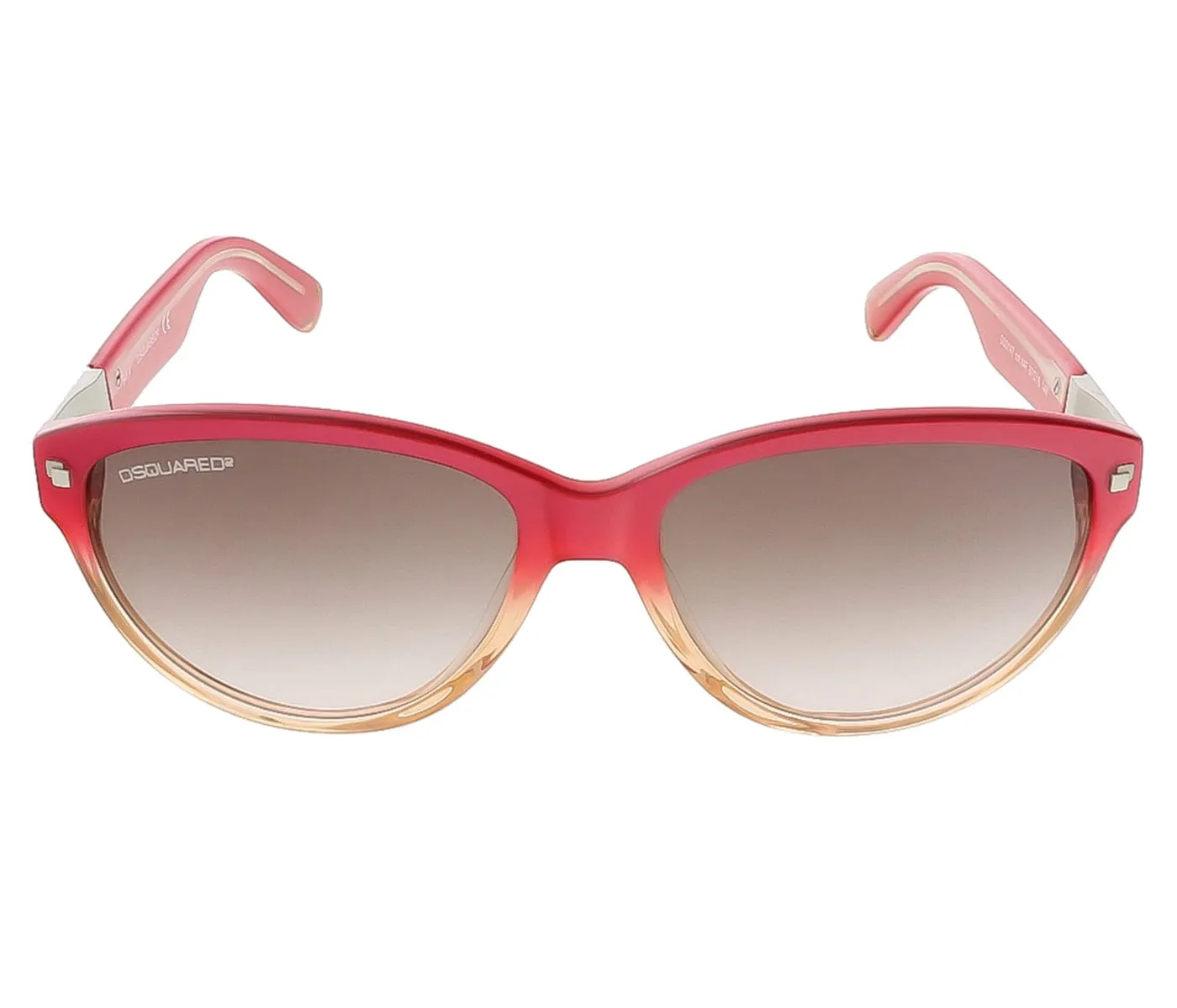 Dsquared DQ0147/S 44F Coral Gradient Cat Eye sunglasses