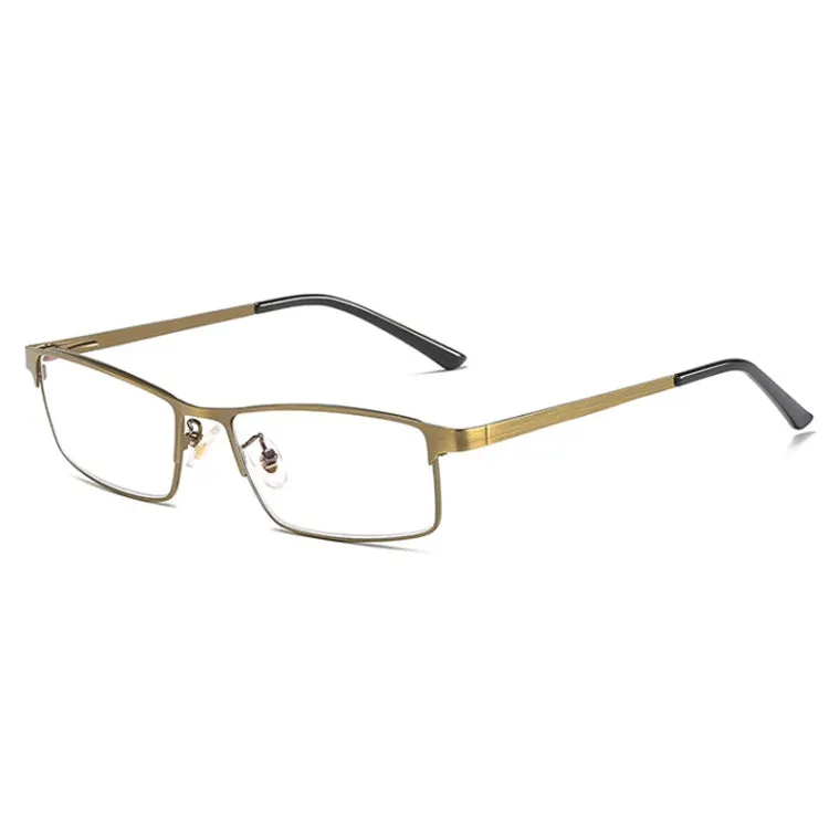Dual-purpose Photochromic Presbyopic Glasses,  2.50D(Gold)
