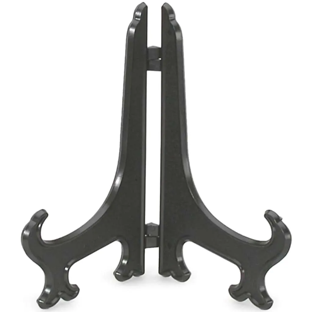 Easel Display Stand - Plastic - Black - 6.625 inches
