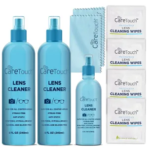 Eyeglass Cleaner Spray Kit, Alcohol-Free Glasses Spray Cleaner Solution For All