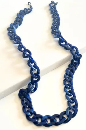 Eyewear Chain | Navy Chunky