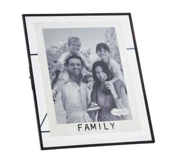 Family Glass Metal Frame