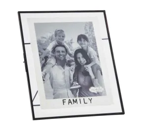 Family Glass Metal Frame
