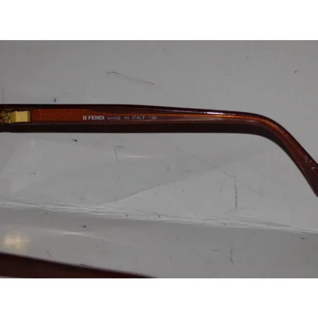 Fendi Pinkish Brown Plastic Frame Vintage Accessoriesdesigner Sunglasses