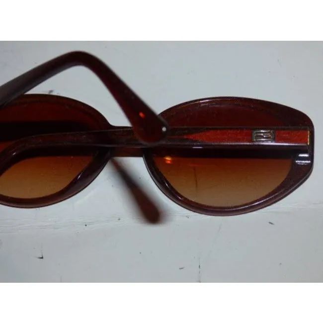 Fendi Pinkish Brown Plastic Frame Vintage Accessoriesdesigner Sunglasses