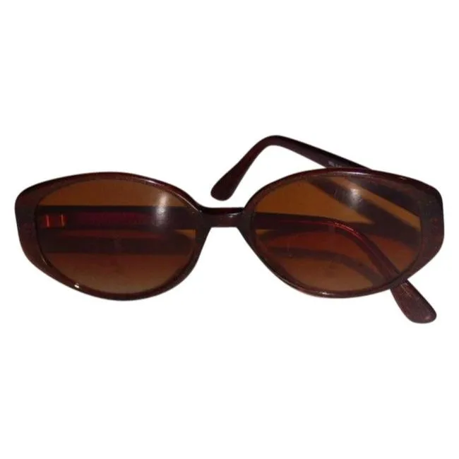 Fendi Pinkish Brown Plastic Frame Vintage Accessoriesdesigner Sunglasses