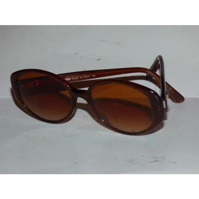 Fendi Pinkish Brown Plastic Frame Vintage Accessoriesdesigner Sunglasses