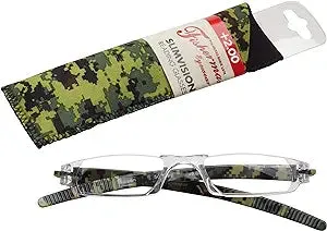 Fisherman Eyewear Slim Vision Rimless Reading Glasses
