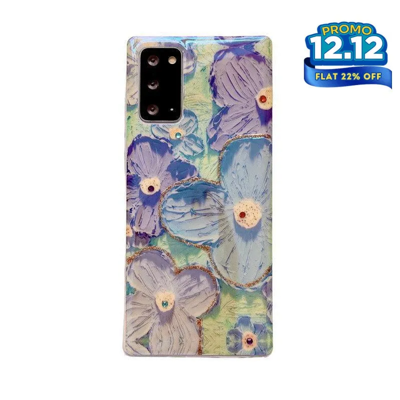 Floral Design Silicone Phone Case