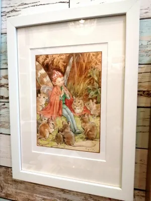 Frame: White Wood - A4