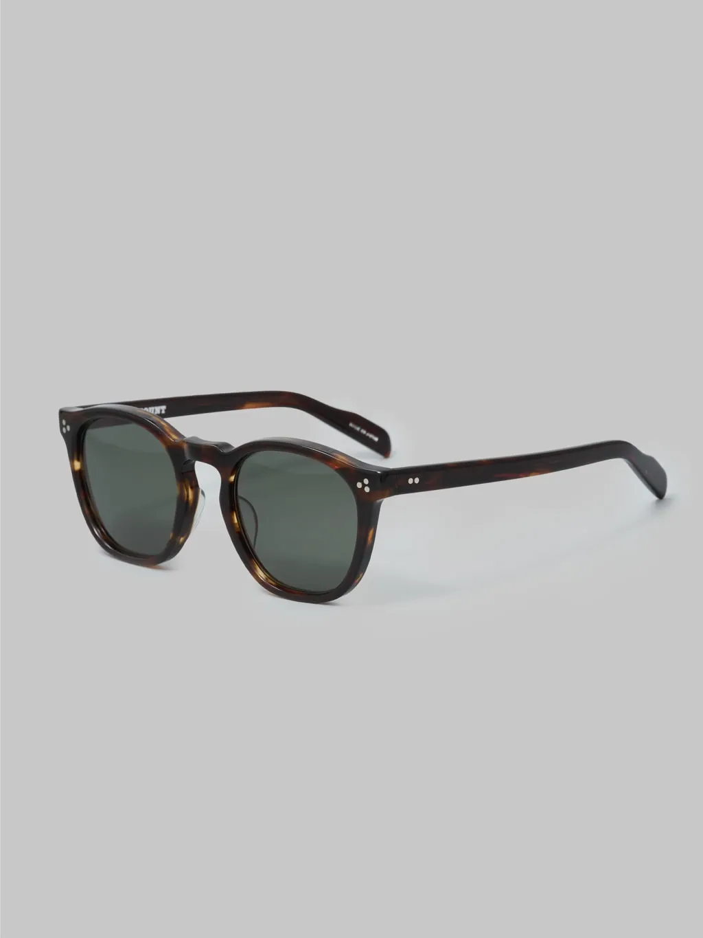 Fullcount x Kaneko Optical "Old Parisien" Sunglasses Brown