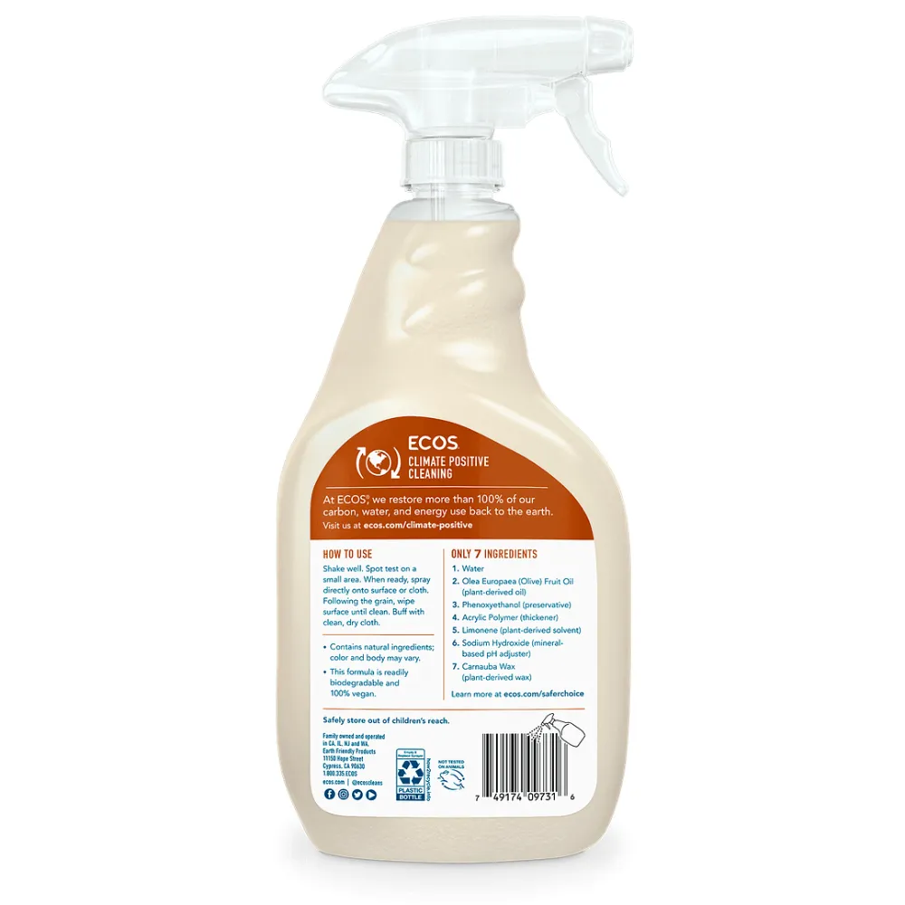 Furniture Cleaner   Polish – Olive Oil & Citrus