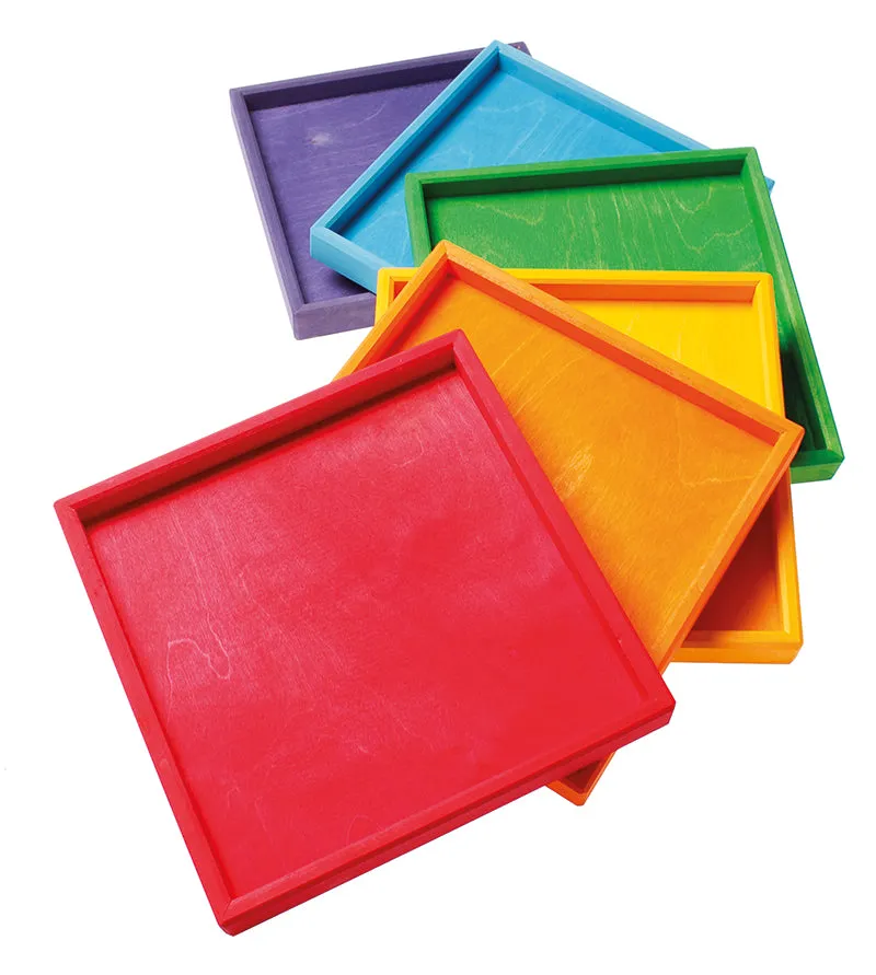 Grimm's Six Wooden Rainbow Frames