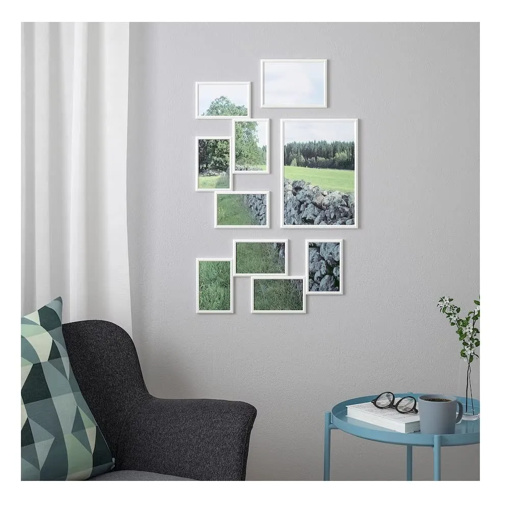 Ikea Yllevad Plastic Frame (White)