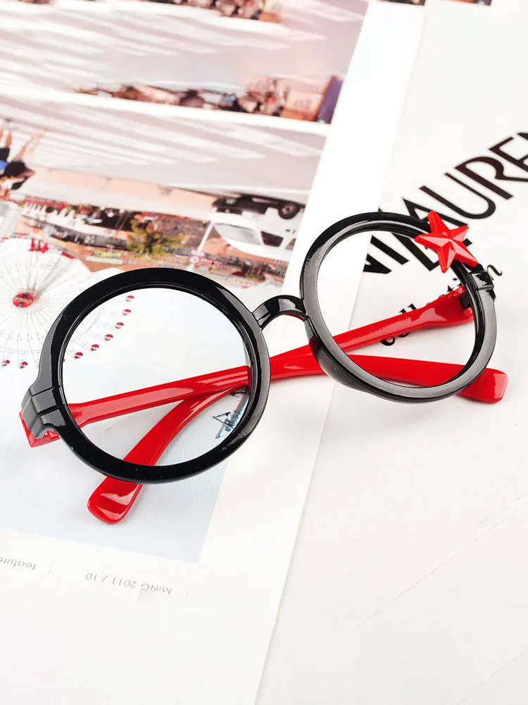 Kids Cutie Round Fashion Frames