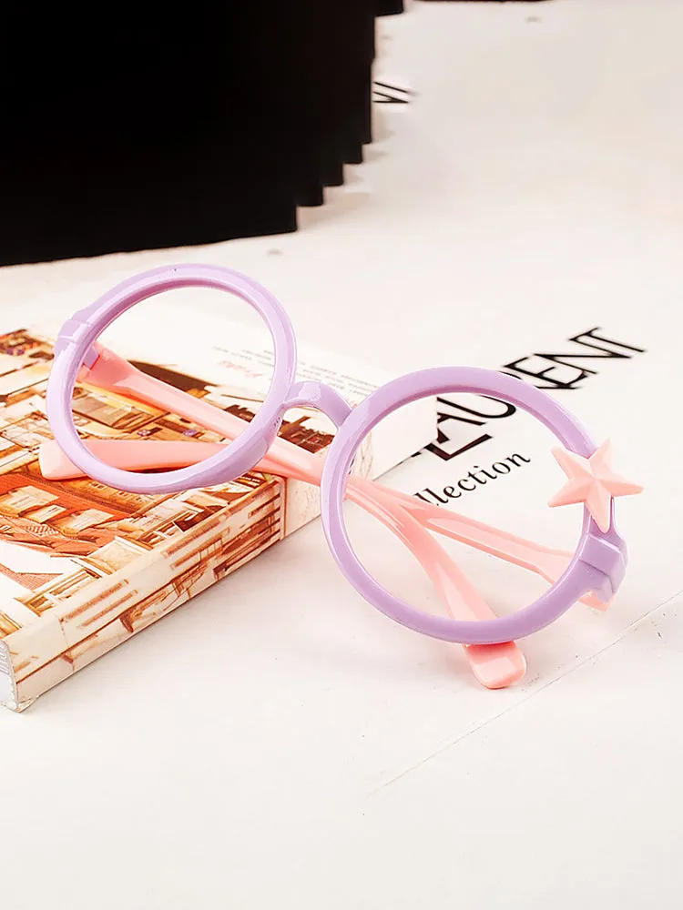 Kids Cutie Round Fashion Frames