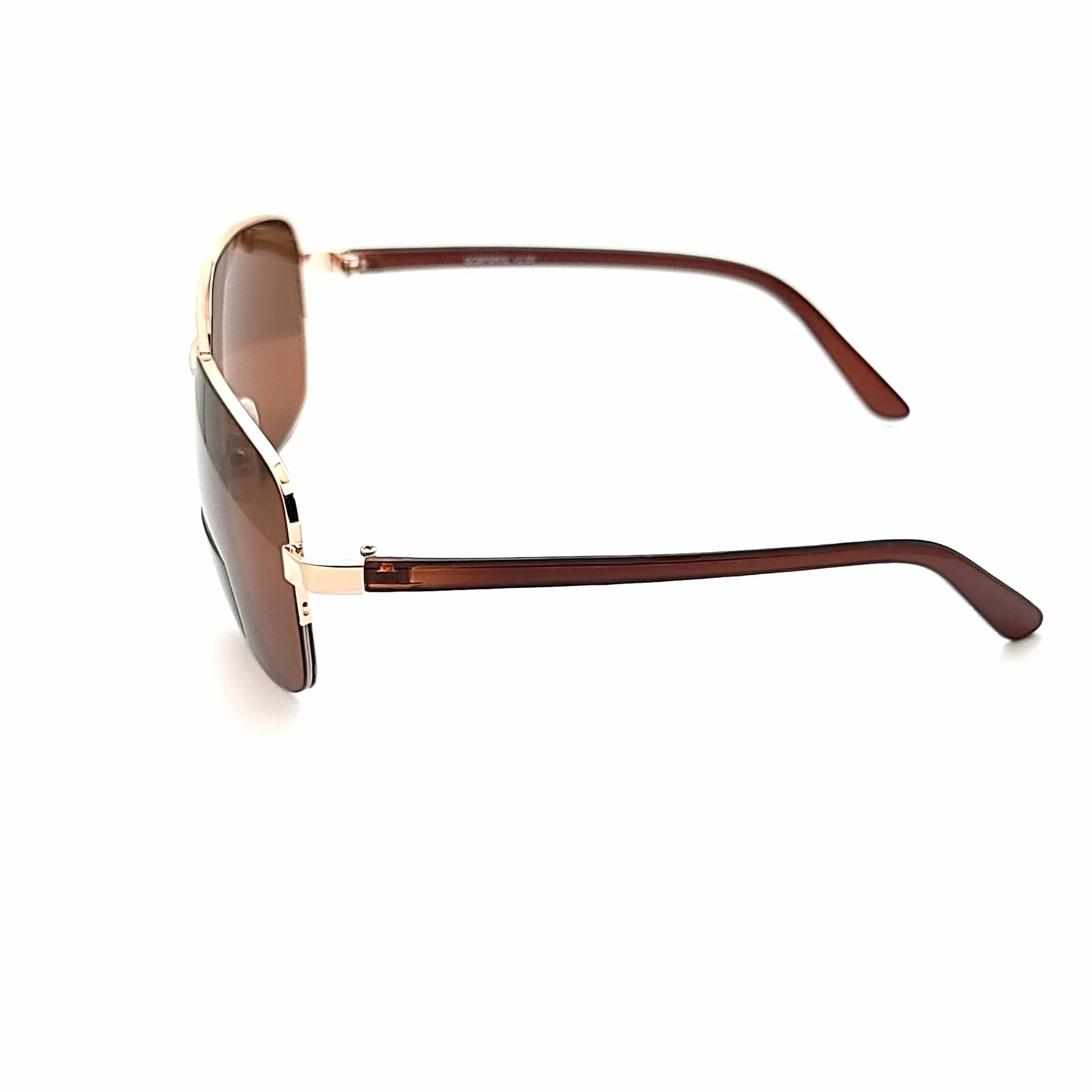 Men's Half Frame Metal Aviator Bifocal Reading Sunglass