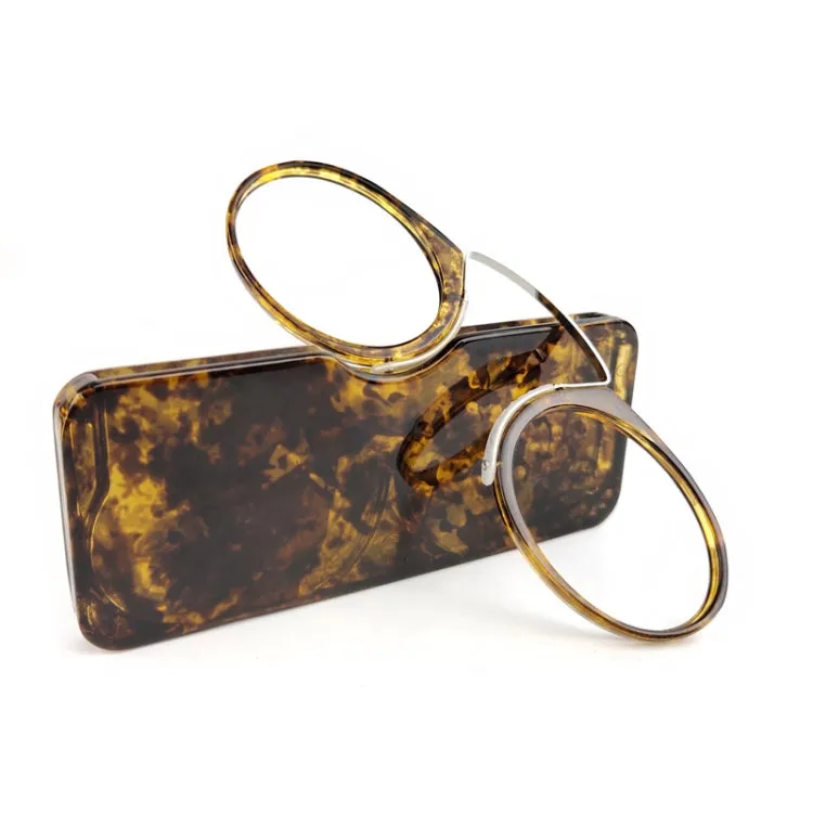 Mini Clip Nose Style Presbyopic Glasses without Temples, Positive Diopters: 1.00(Hawksbill)