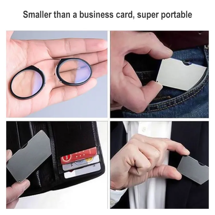 Mini Clip Nose Style Presbyopic Glasses without Temples, Positive Diopters: 1.00(Hawksbill)