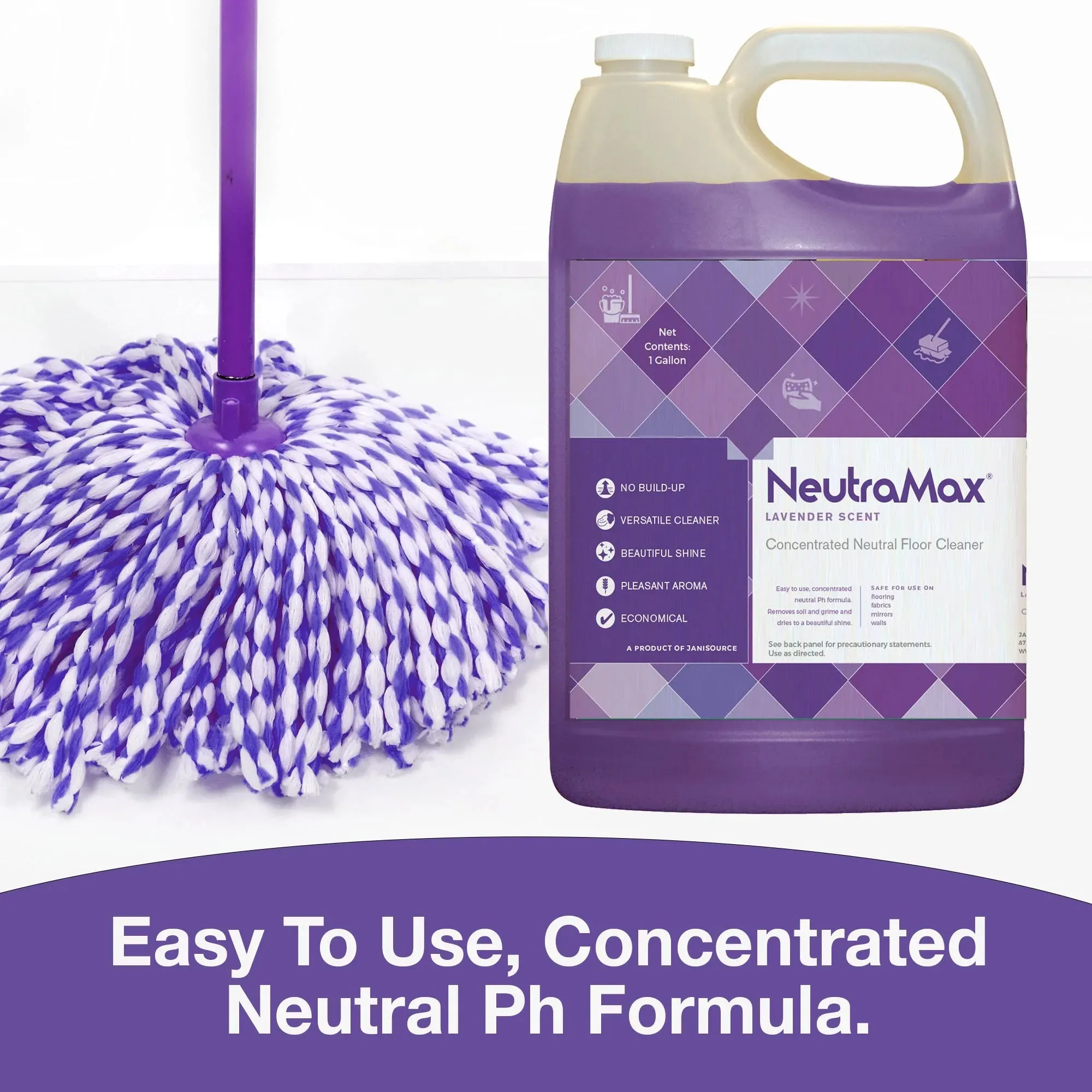 Neutramax Lavender Scented Concentrated Neutral Floor Cleaner, 1 Gallon