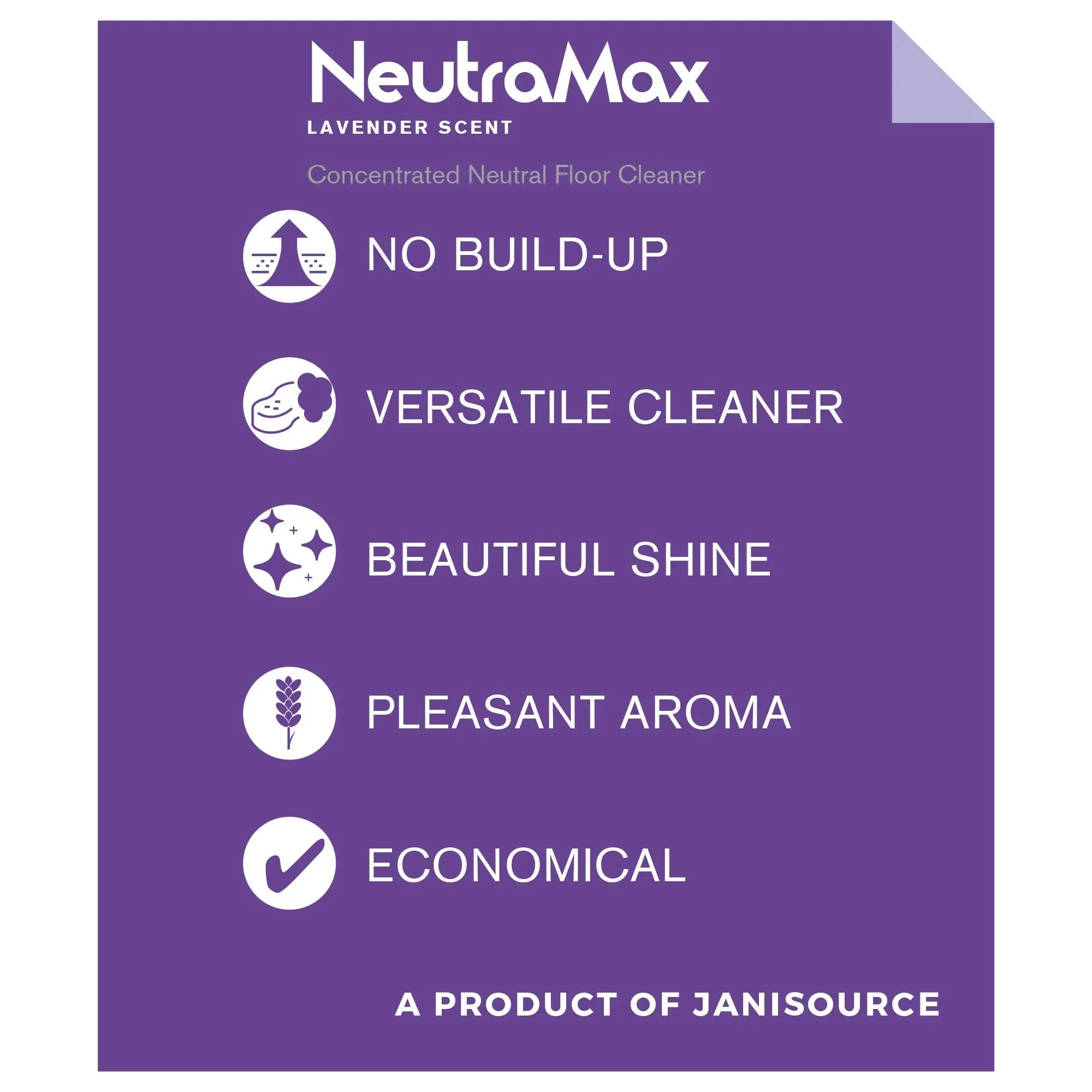 Neutramax Lavender Scented Concentrated Neutral Floor Cleaner, 1 Gallon