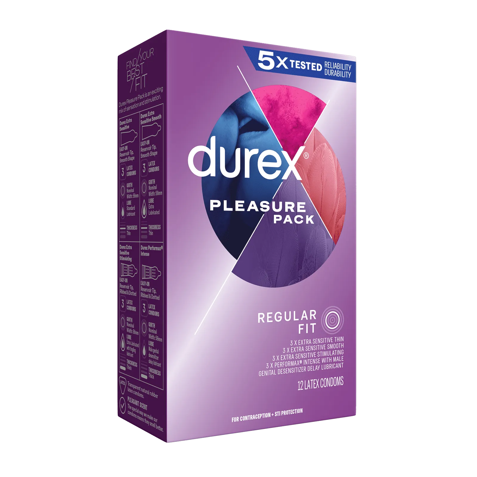 Pleasure Pack Regular Fit Condoms