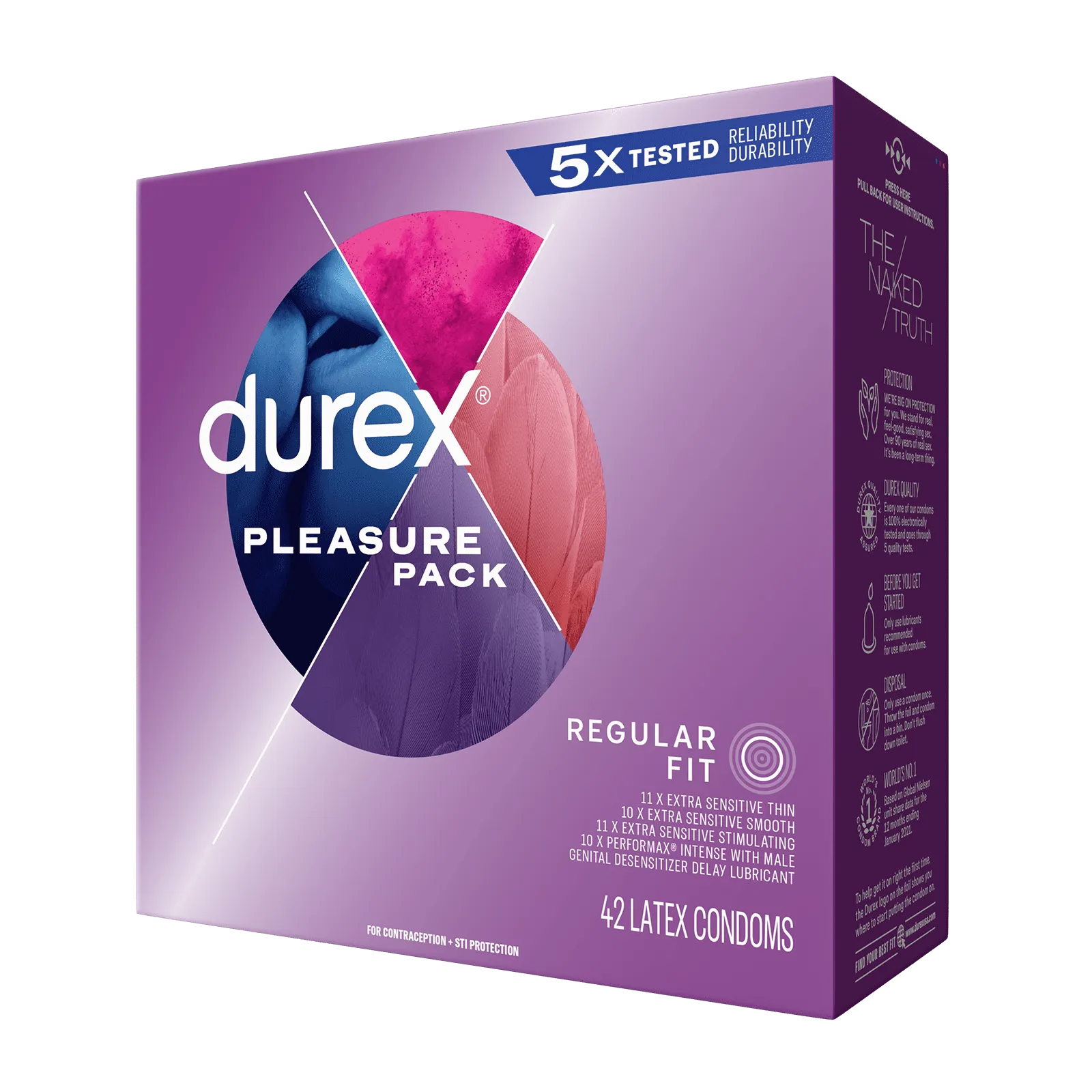 Pleasure Pack Regular Fit Condoms